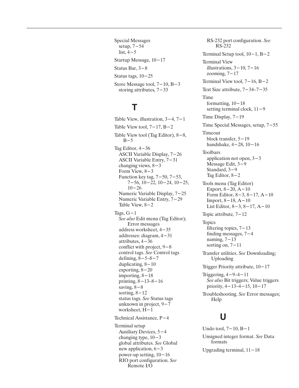 Rockwell Automation 2706-MB1 MESSAGEVIEW 421 SOFTWARE MANUAL User Manual | Page 326 / 328