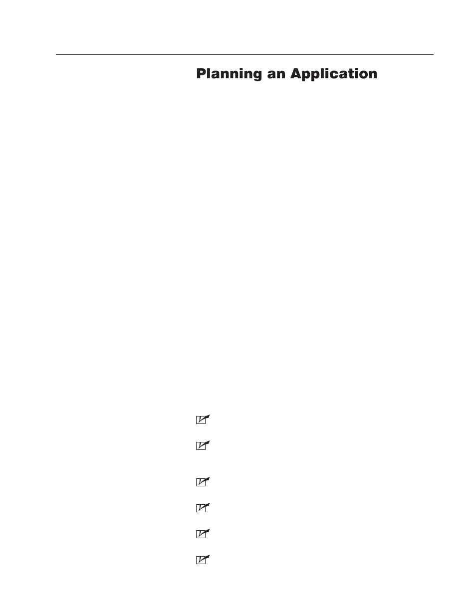 4 - planning an application, Design checklist, Planning an application | Chapter | Rockwell Automation 2706-MB1 MESSAGEVIEW 421 SOFTWARE MANUAL User Manual | Page 49 / 328