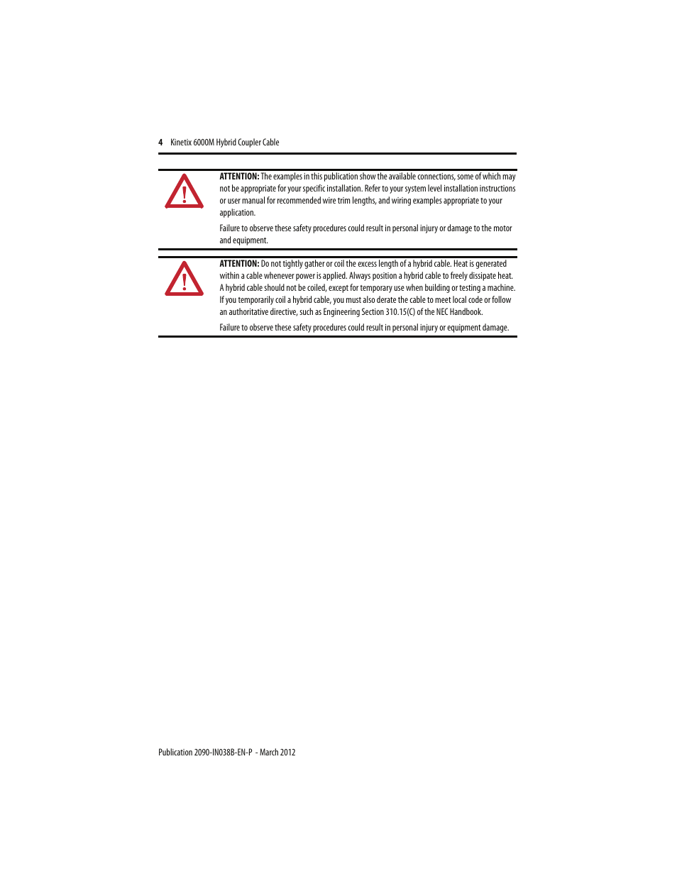 Rockwell Automation 2090-CCPP8S8 Kinetix 6000M Hybrid Power Coupler Install User Manual | Page 4 / 8