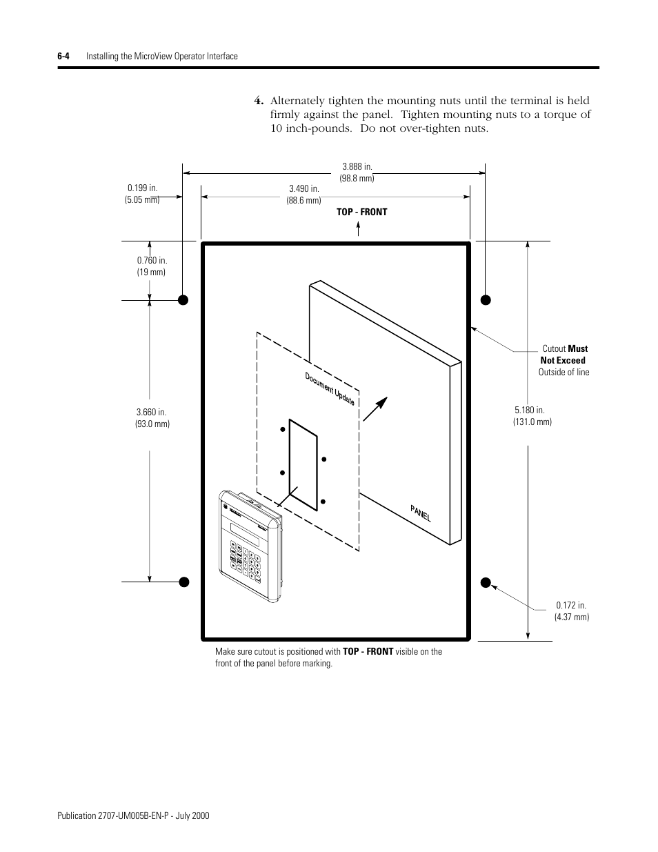 Rockwell Automation 2707-MVH232_MVP232 MicroView Operator Interface Module User Manual | Page 48 / 92