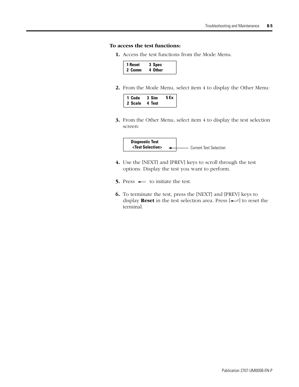 Rockwell Automation 2707-MVH232_MVP232 MicroView Operator Interface Module User Manual | Page 59 / 92