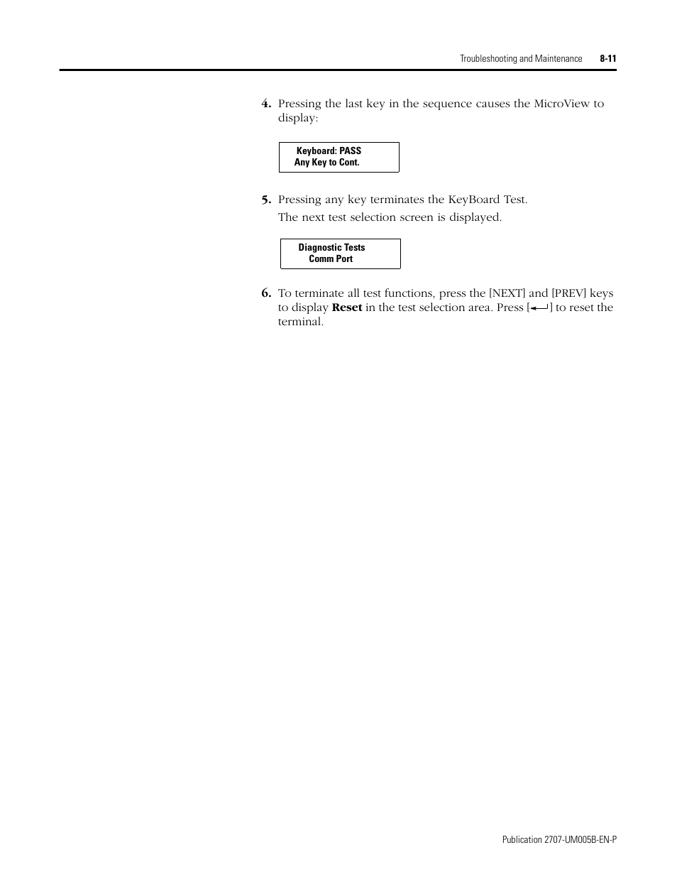 Rockwell Automation 2707-MVH232_MVP232 MicroView Operator Interface Module User Manual | Page 65 / 92