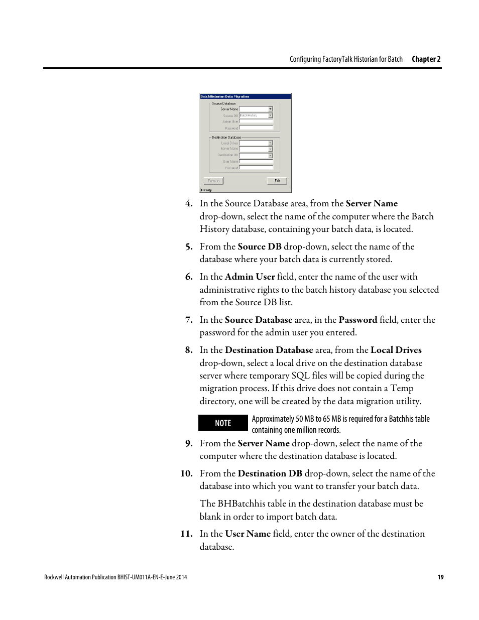 Rockwell Automation FactoryTalk Historian Classic for Batch User Guide User Manual | Page 19 / 74