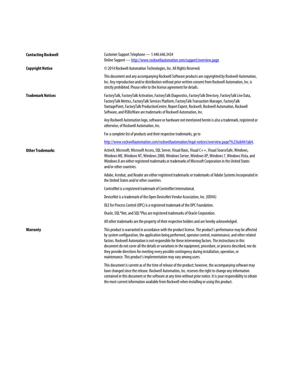 Rockwell Automation FactoryTalk Historian Classic for Batch User Guide User Manual | Page 2 / 74