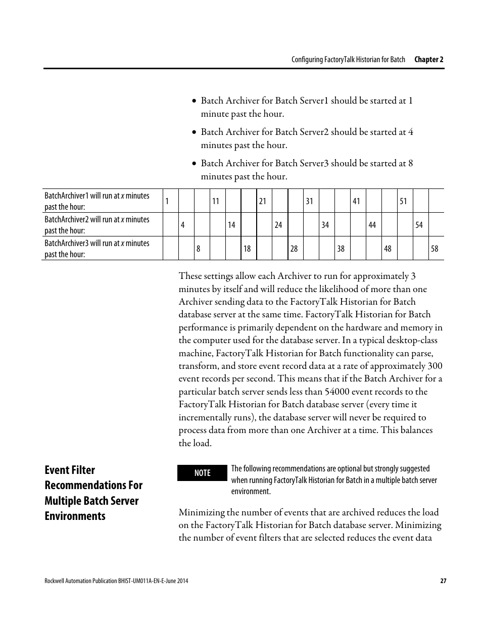 Rockwell Automation FactoryTalk Historian Classic for Batch User Guide User Manual | Page 27 / 74