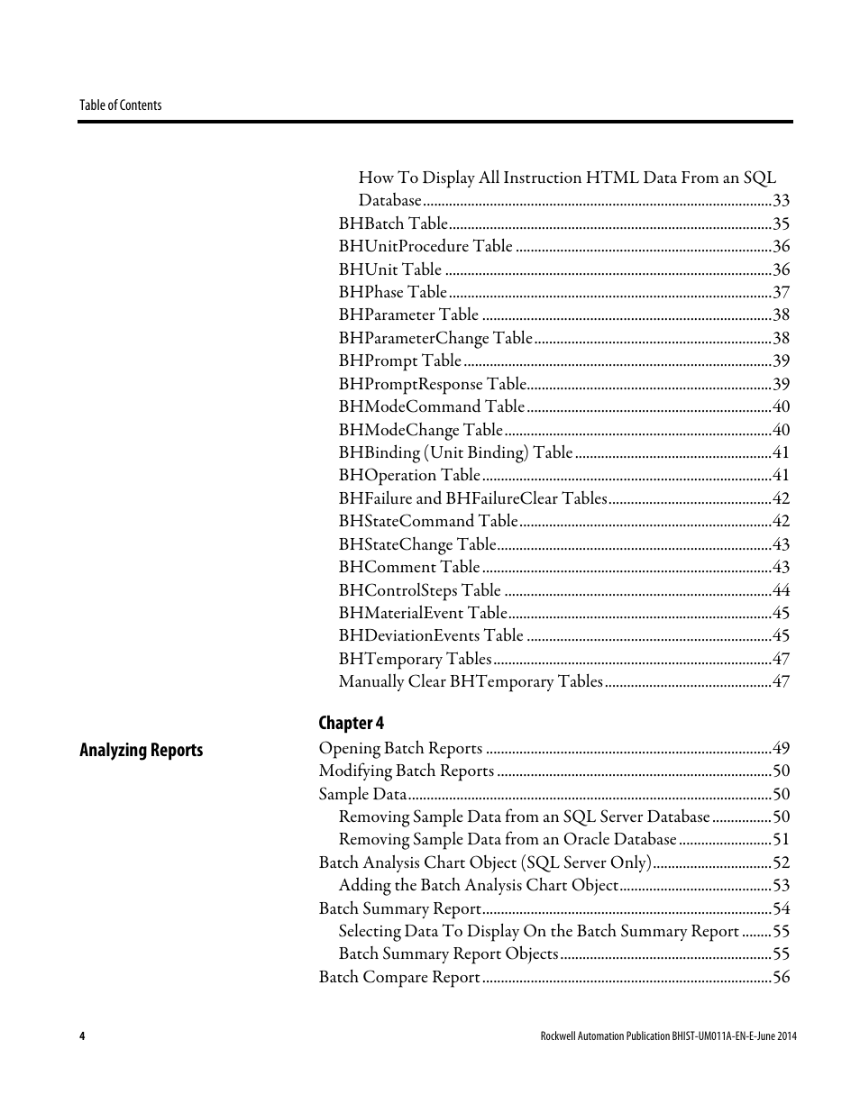 Rockwell Automation FactoryTalk Historian Classic for Batch User Guide User Manual | Page 4 / 74