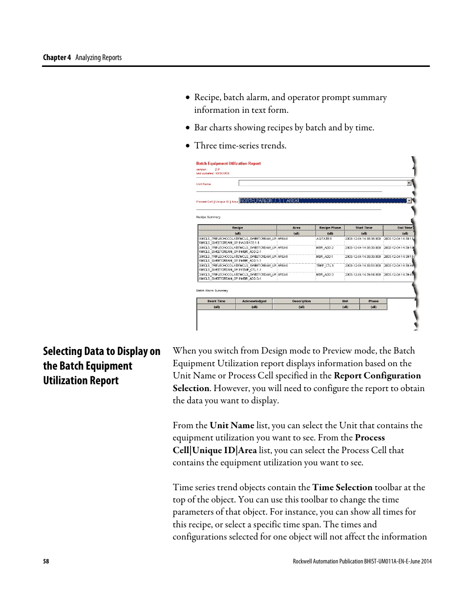 Rockwell Automation FactoryTalk Historian Classic for Batch User Guide User Manual | Page 58 / 74