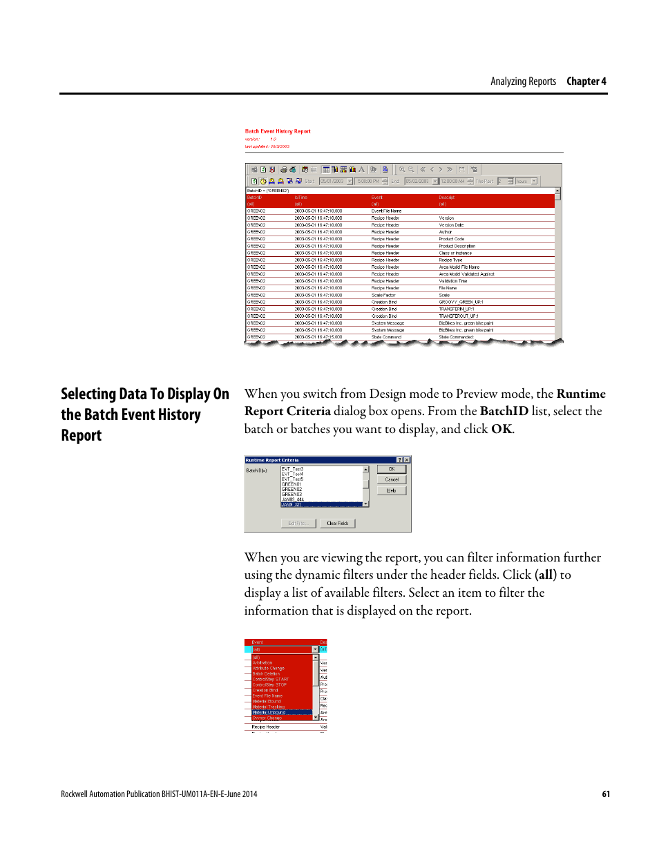 Rockwell Automation FactoryTalk Historian Classic for Batch User Guide User Manual | Page 61 / 74