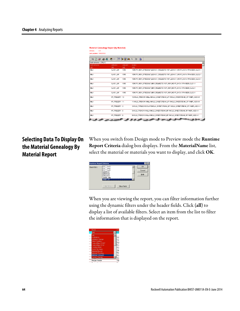 Rockwell Automation FactoryTalk Historian Classic for Batch User Guide User Manual | Page 64 / 74