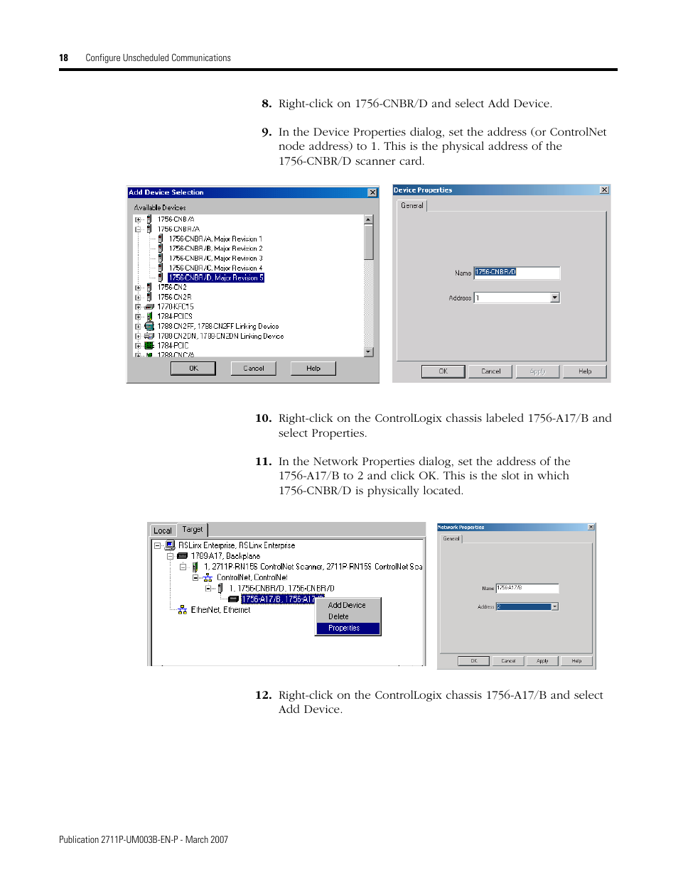 Rockwell Automation 2711P ControlNet Communications for PanelView Plus and PanelView Plus CE User Manual | Page 18 / 64