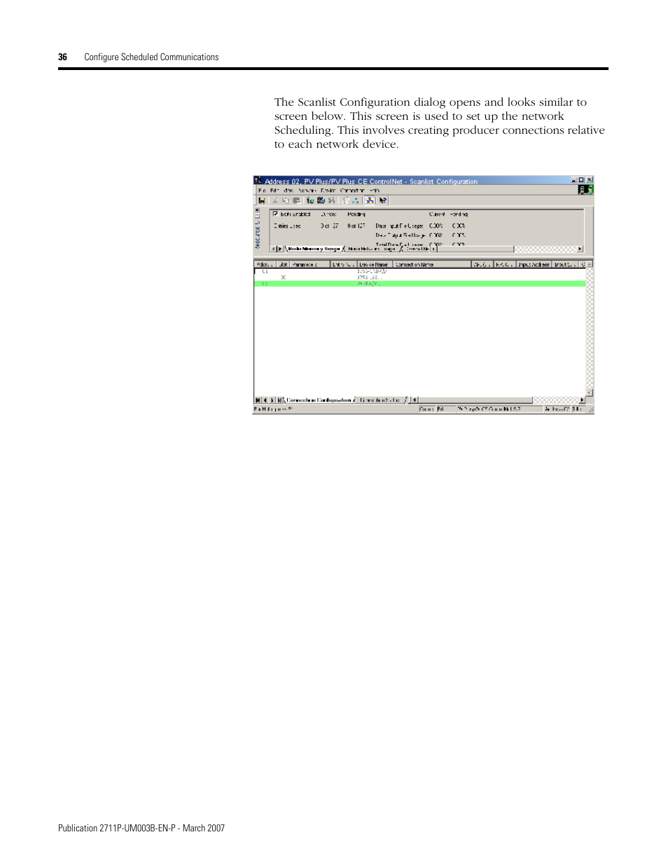 Rockwell Automation 2711P ControlNet Communications for PanelView Plus and PanelView Plus CE User Manual | Page 36 / 64