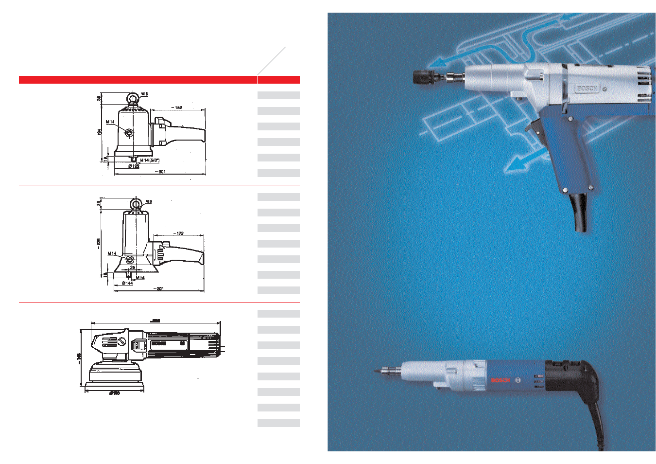 Screwdrivers, Tappers | Bosch 1375-01 User Manual | Page 23 / 39