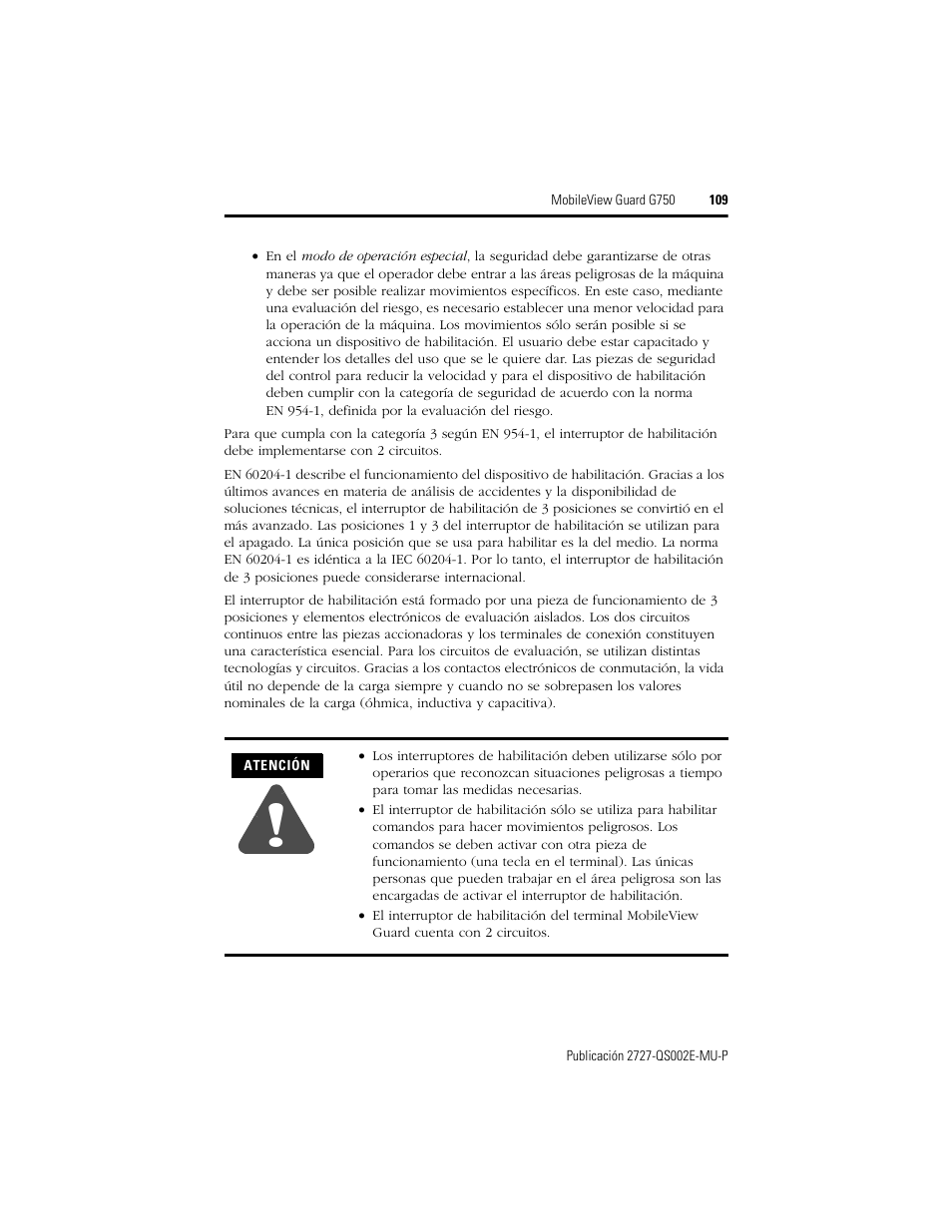 Rockwell Automation 2727-G7P20D1Q7 MobileView Guard G750 Quick Start User Manual | Page 109 / 204