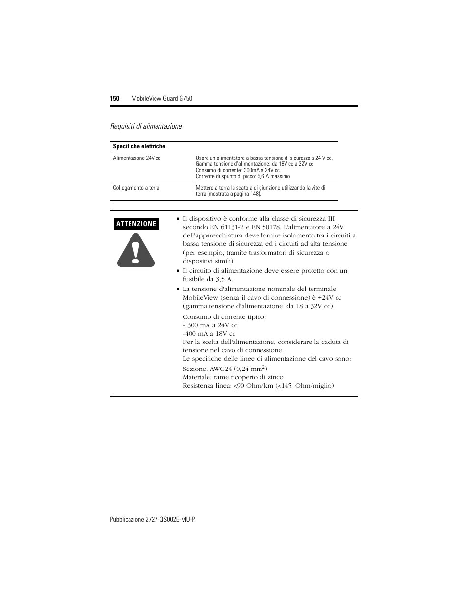 Rockwell Automation 2727-G7P20D1Q7 MobileView Guard G750 Quick Start User Manual | Page 150 / 204