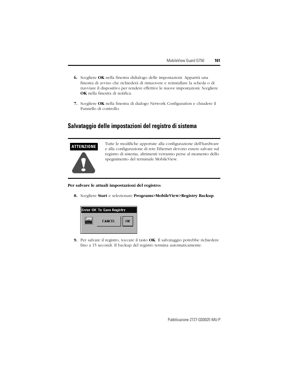 Rockwell Automation 2727-G7P20D1Q7 MobileView Guard G750 Quick Start User Manual | Page 161 / 204