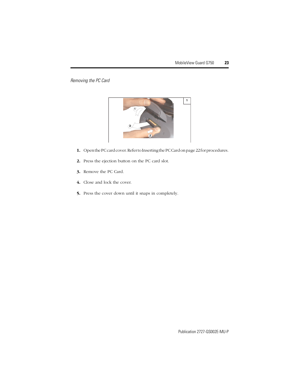 Rockwell Automation 2727-G7P20D1Q7 MobileView Guard G750 Quick Start User Manual | Page 23 / 204