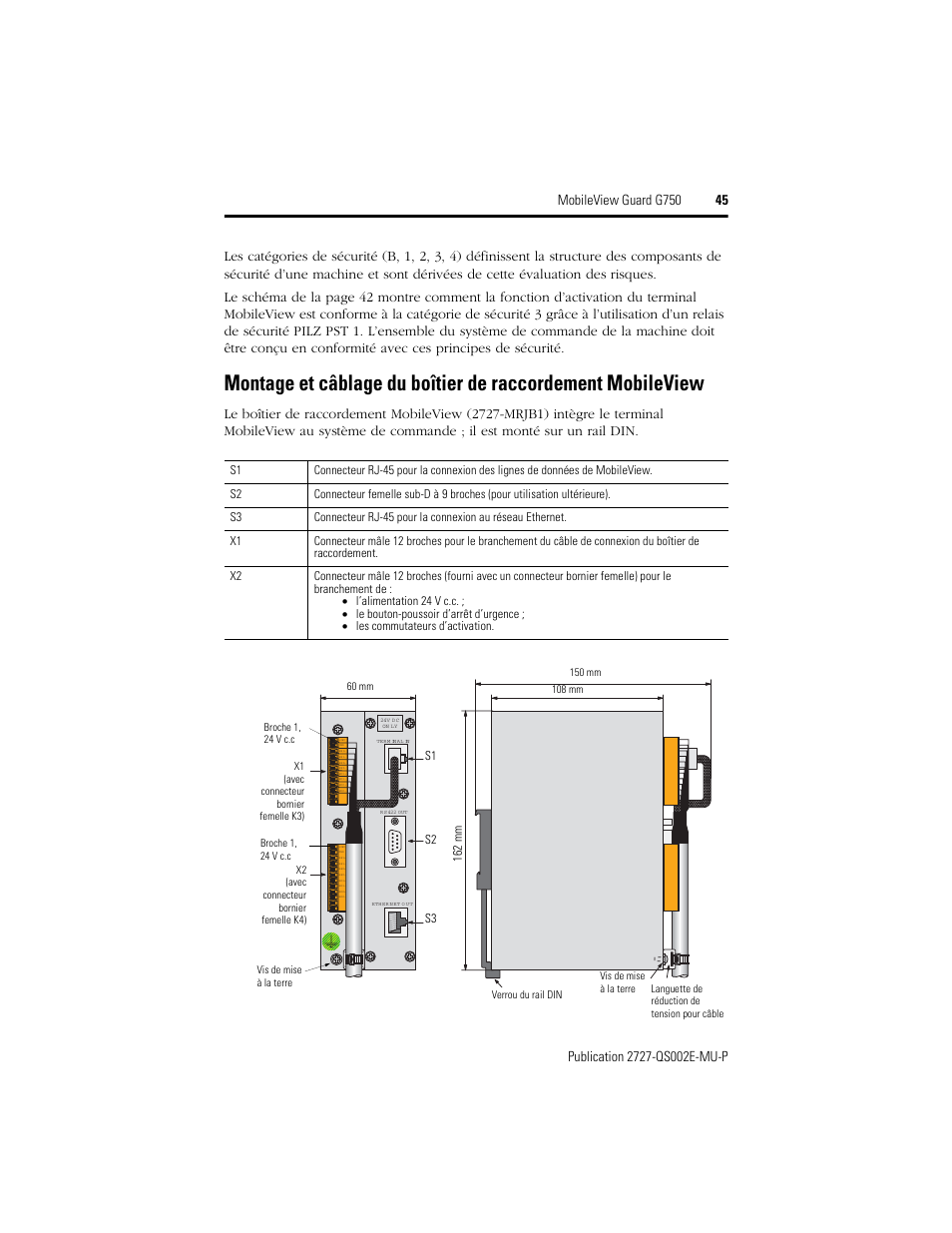 Rockwell Automation 2727-G7P20D1Q7 MobileView Guard G750 Quick Start User Manual | Page 45 / 204