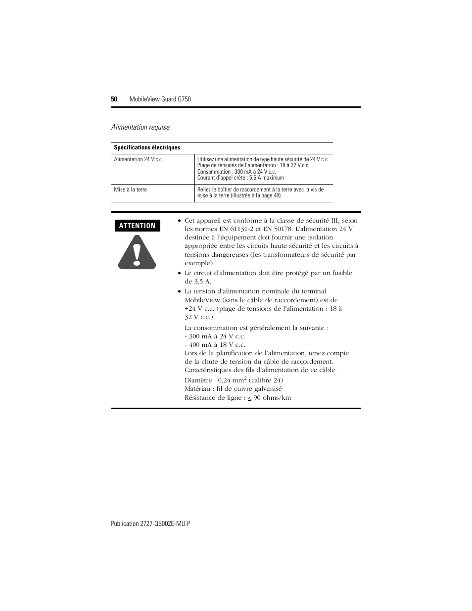 Rockwell Automation 2727-G7P20D1Q7 MobileView Guard G750 Quick Start User Manual | Page 50 / 204