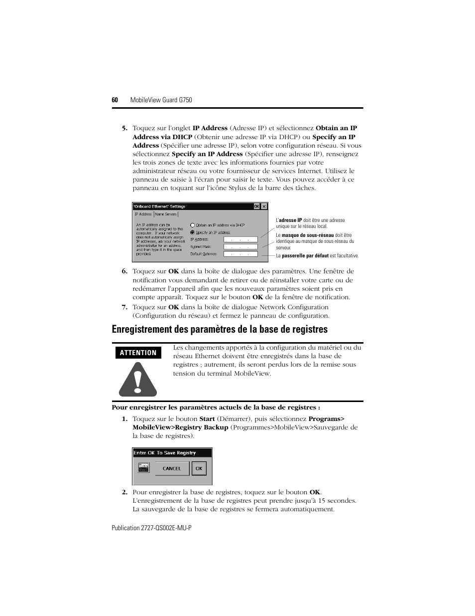 Rockwell Automation 2727-G7P20D1Q7 MobileView Guard G750 Quick Start User Manual | Page 60 / 204