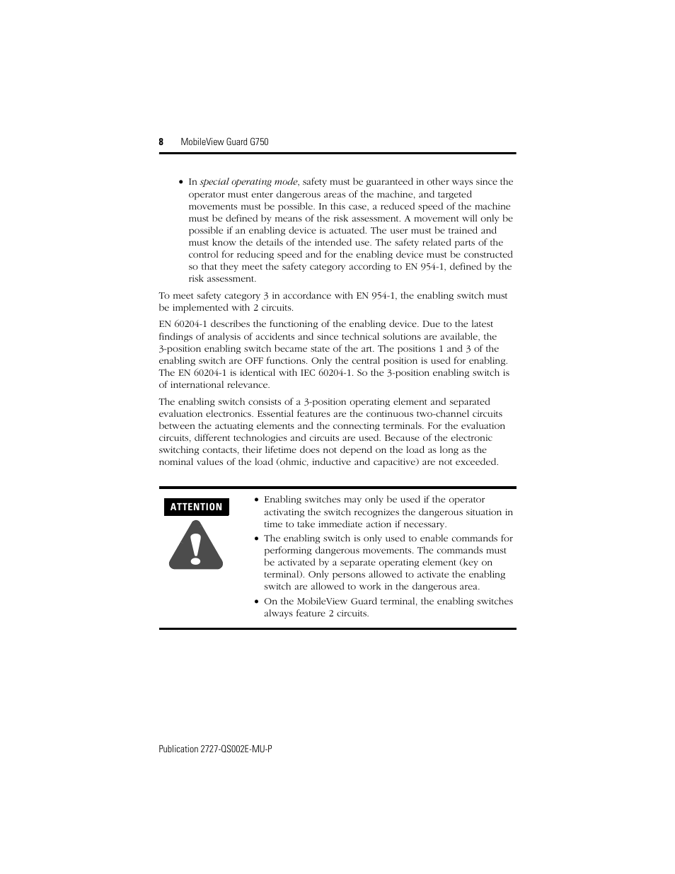 Rockwell Automation 2727-G7P20D1Q7 MobileView Guard G750 Quick Start User Manual | Page 8 / 204