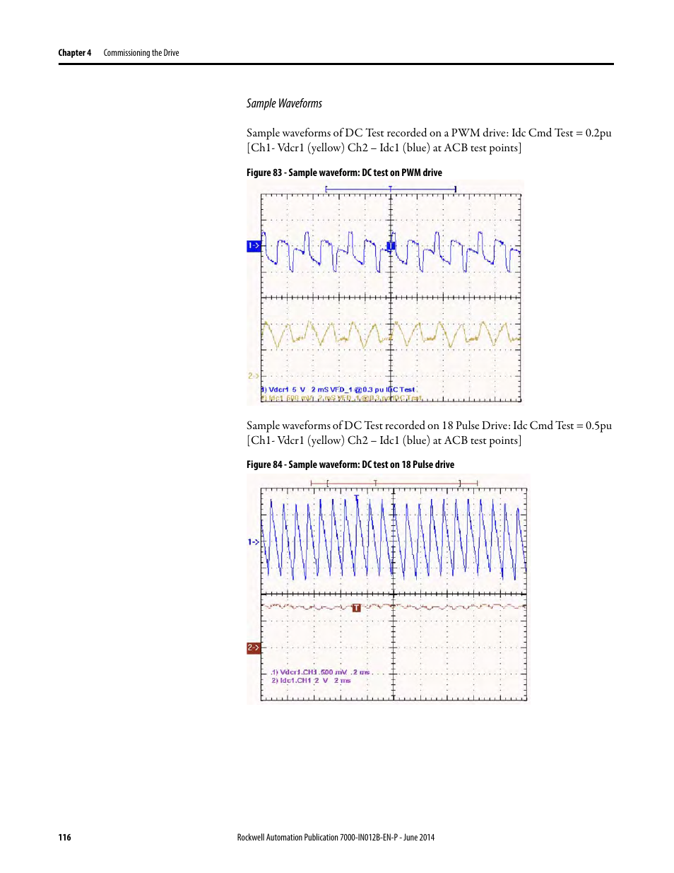 Rockwell Automation 7000 PowerFlex Medium Voltage AC Drive (B Frame) Commissioning - ForGe Control User Manual | Page 116 / 138