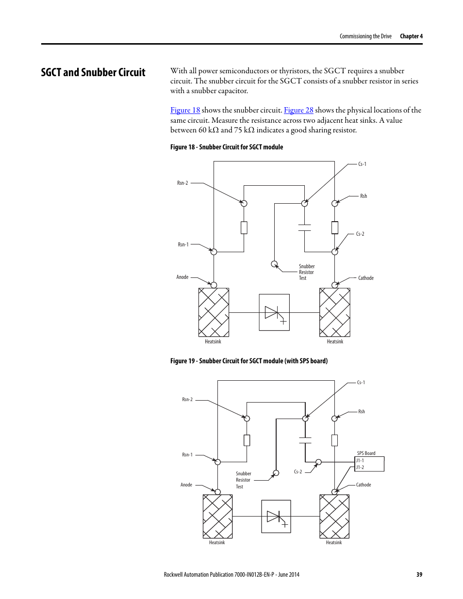 Sgct and snubber circuit | Rockwell Automation 7000 PowerFlex Medium Voltage AC Drive (B Frame) Commissioning - ForGe Control User Manual | Page 39 / 138