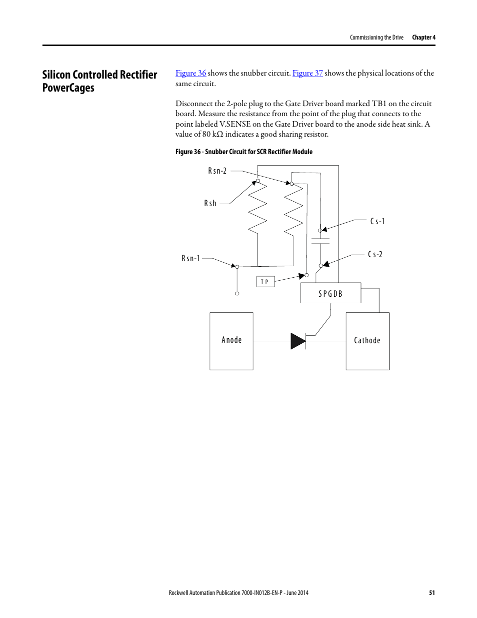 Silicon controlled rectifier powercages | Rockwell Automation 7000 PowerFlex Medium Voltage AC Drive (B Frame) Commissioning - ForGe Control User Manual | Page 51 / 138