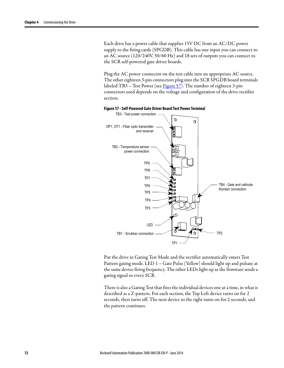 Rockwell Automation 7000 PowerFlex Medium Voltage AC Drive (B Frame) Commissioning - ForGe Control User Manual | Page 72 / 138