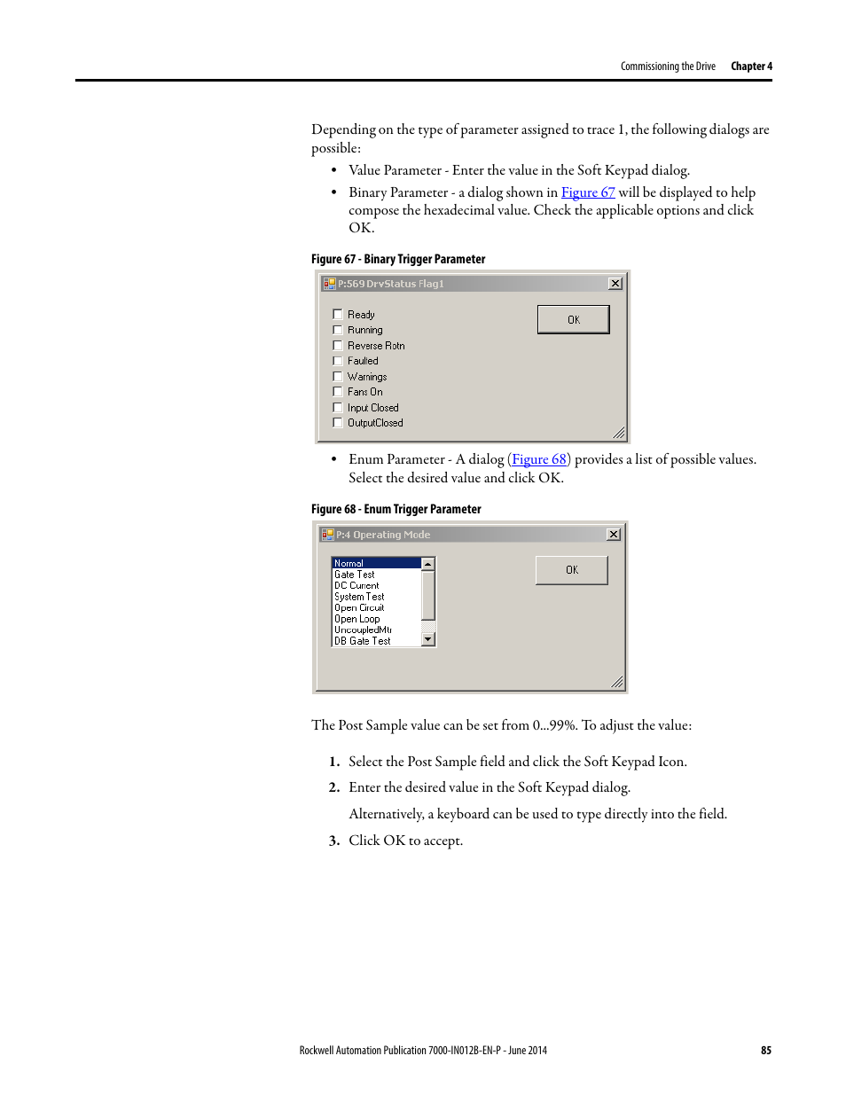 Rockwell Automation 7000 PowerFlex Medium Voltage AC Drive (B Frame) Commissioning - ForGe Control User Manual | Page 85 / 138