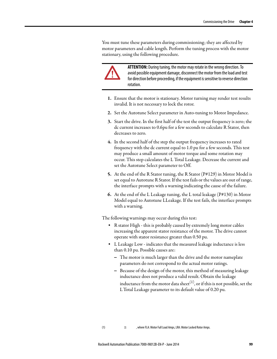 Rockwell Automation 7000 PowerFlex Medium Voltage AC Drive (B Frame) Commissioning - ForGe Control User Manual | Page 99 / 138