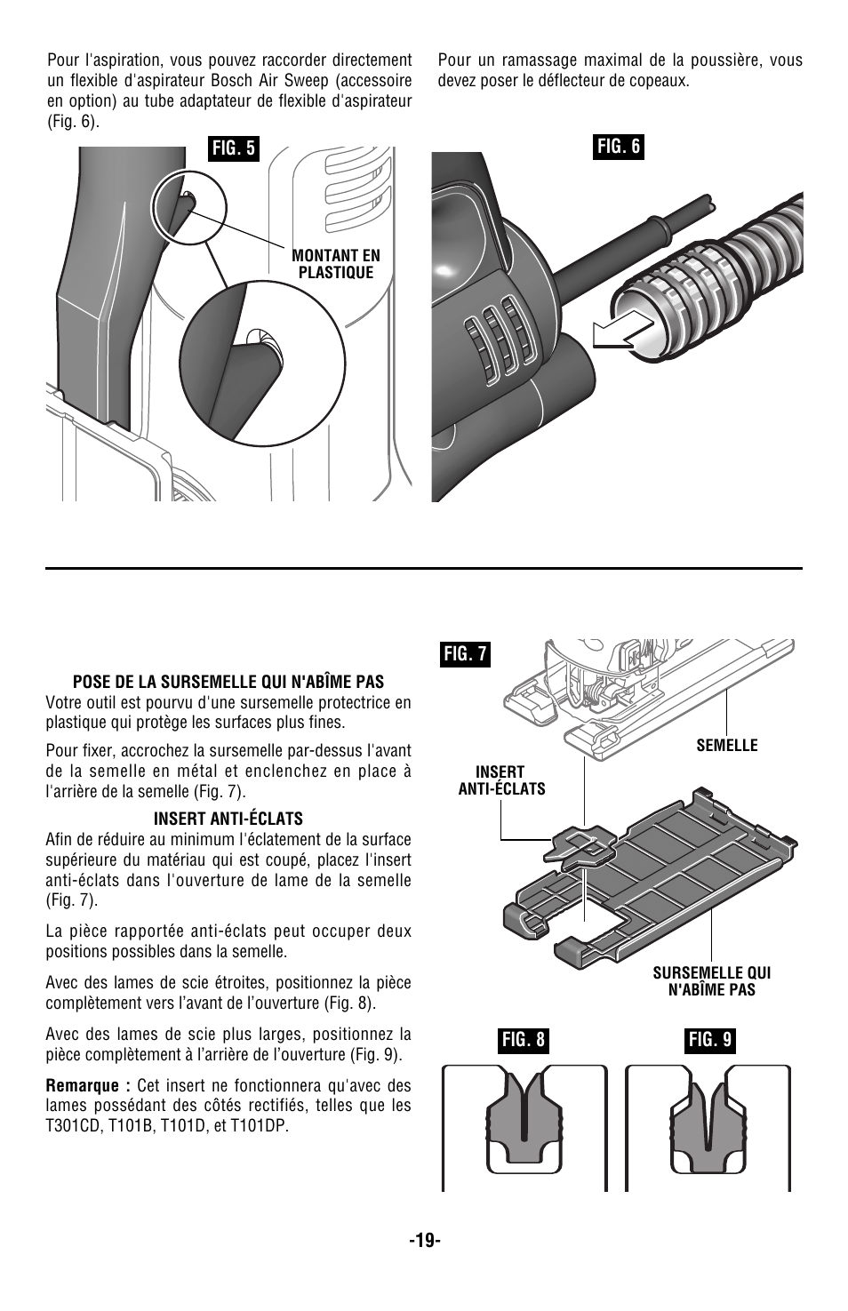 Bosch 1590EVS User Manual | Page 19 / 36
