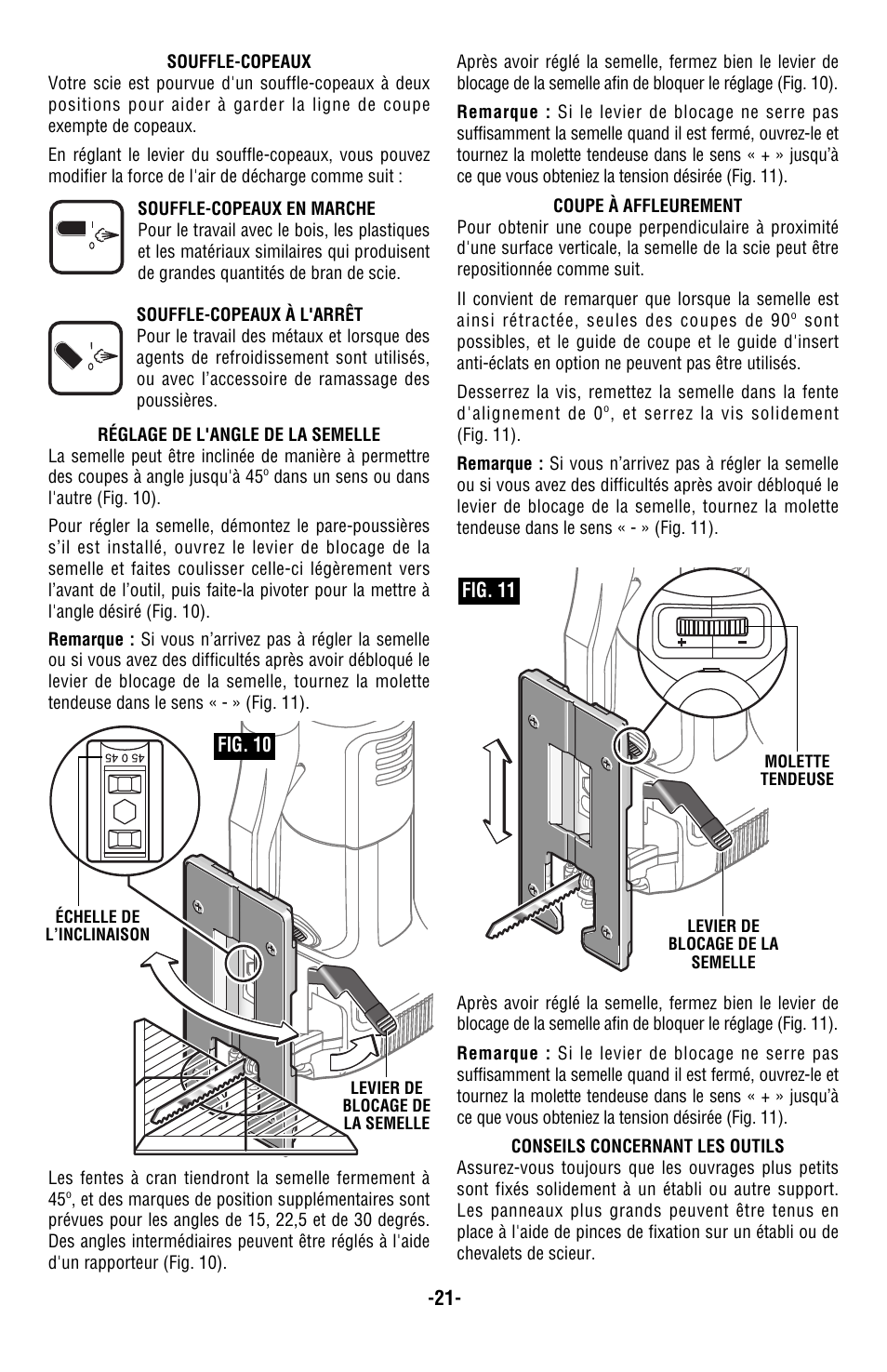 Bosch 1590EVS User Manual | Page 21 / 36
