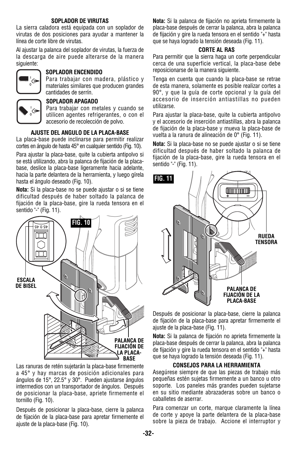 Bosch 1590EVS User Manual | Page 32 / 36