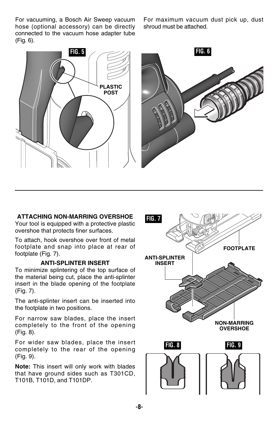 Bosch 1590EVS User Manual | Page 8 / 36