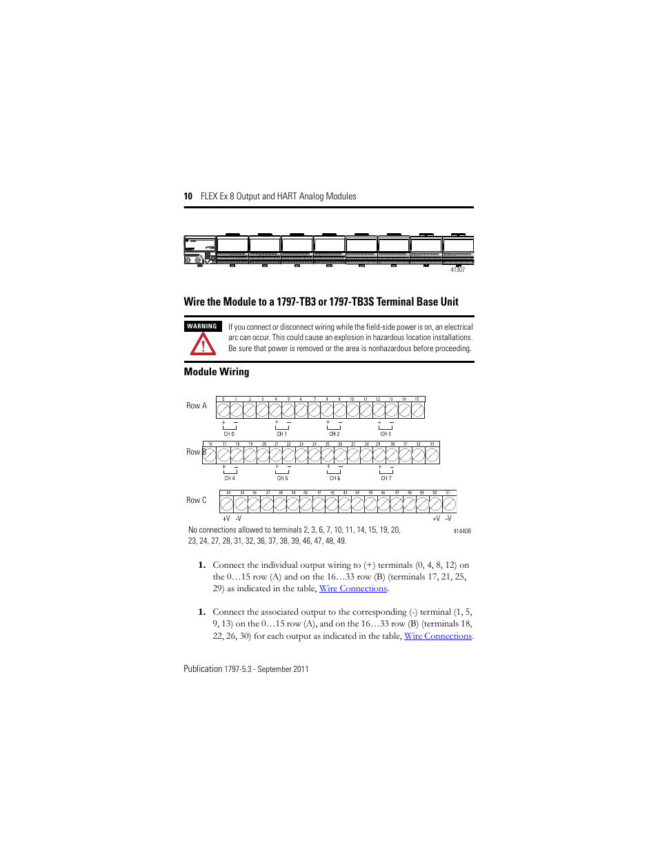 Rockwell Automation 1797-OE8H FLEX Ex 8 Output Analog Modules User Manual | Page 10 / 52