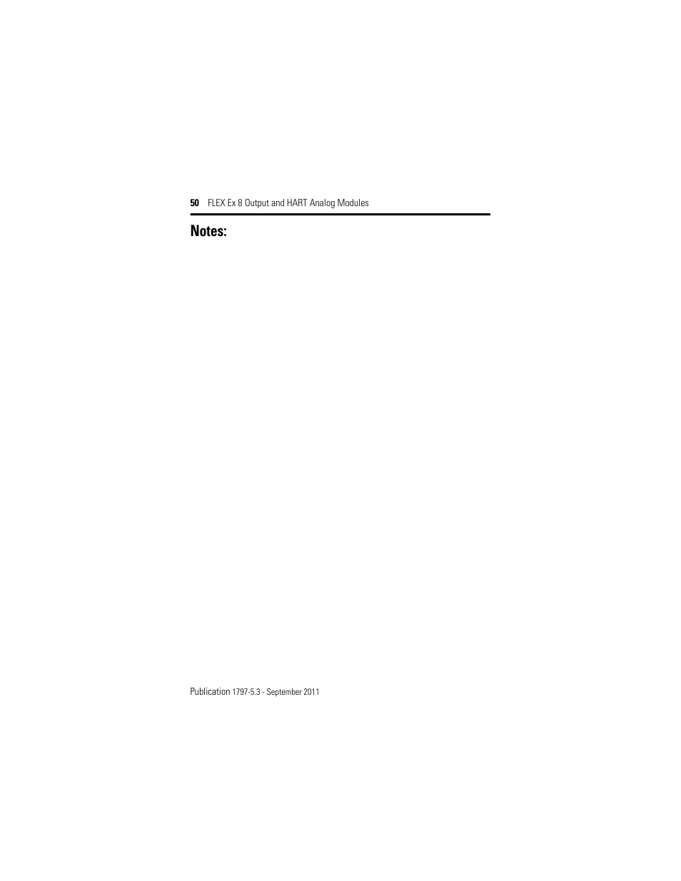 Rockwell Automation 1797-OE8H FLEX Ex 8 Output Analog Modules User Manual | Page 50 / 52