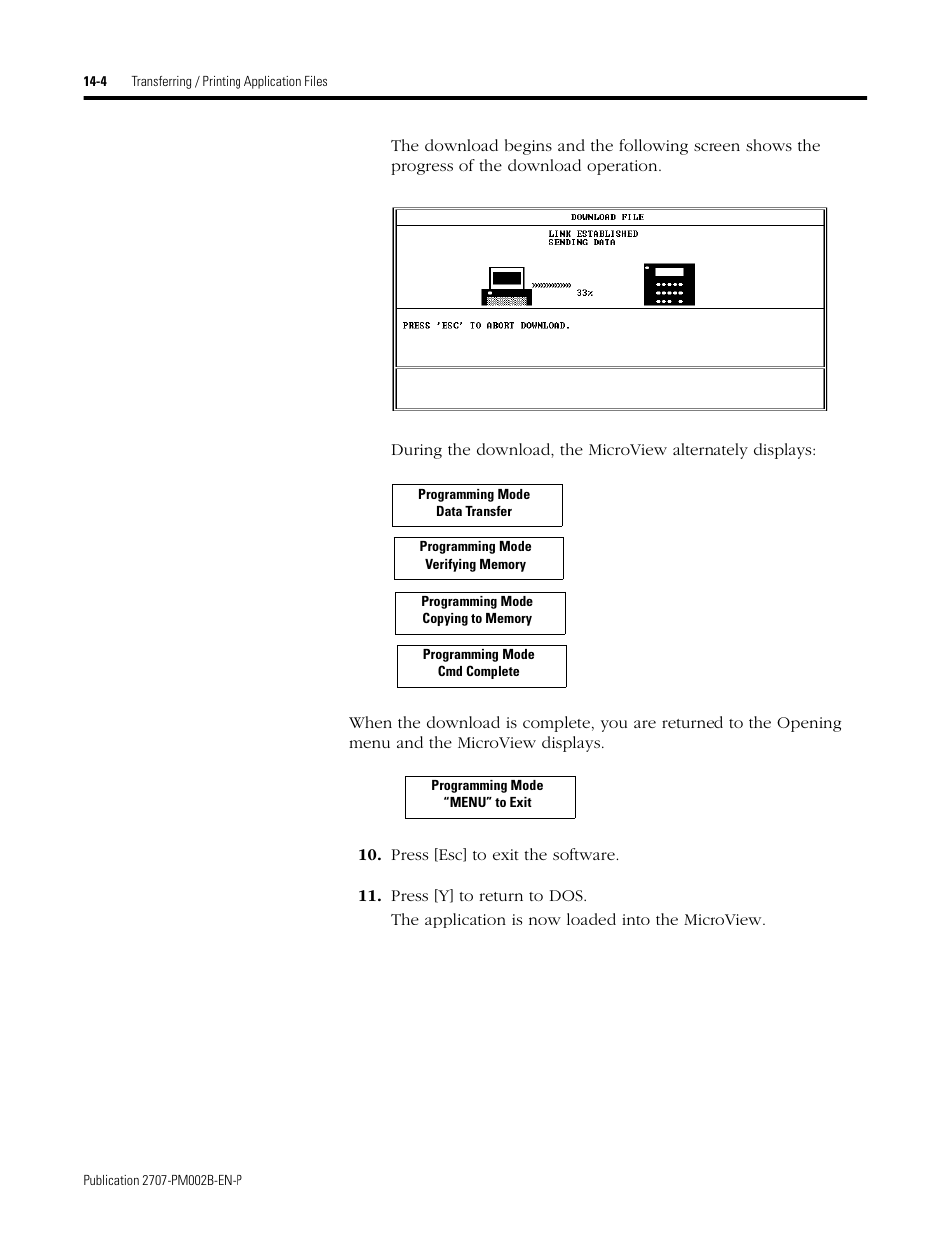 Rockwell Automation 2707-NP2 MICROVIEW SOFTWARE PROGRAMMING MANUAL User Manual | Page 102 / 134