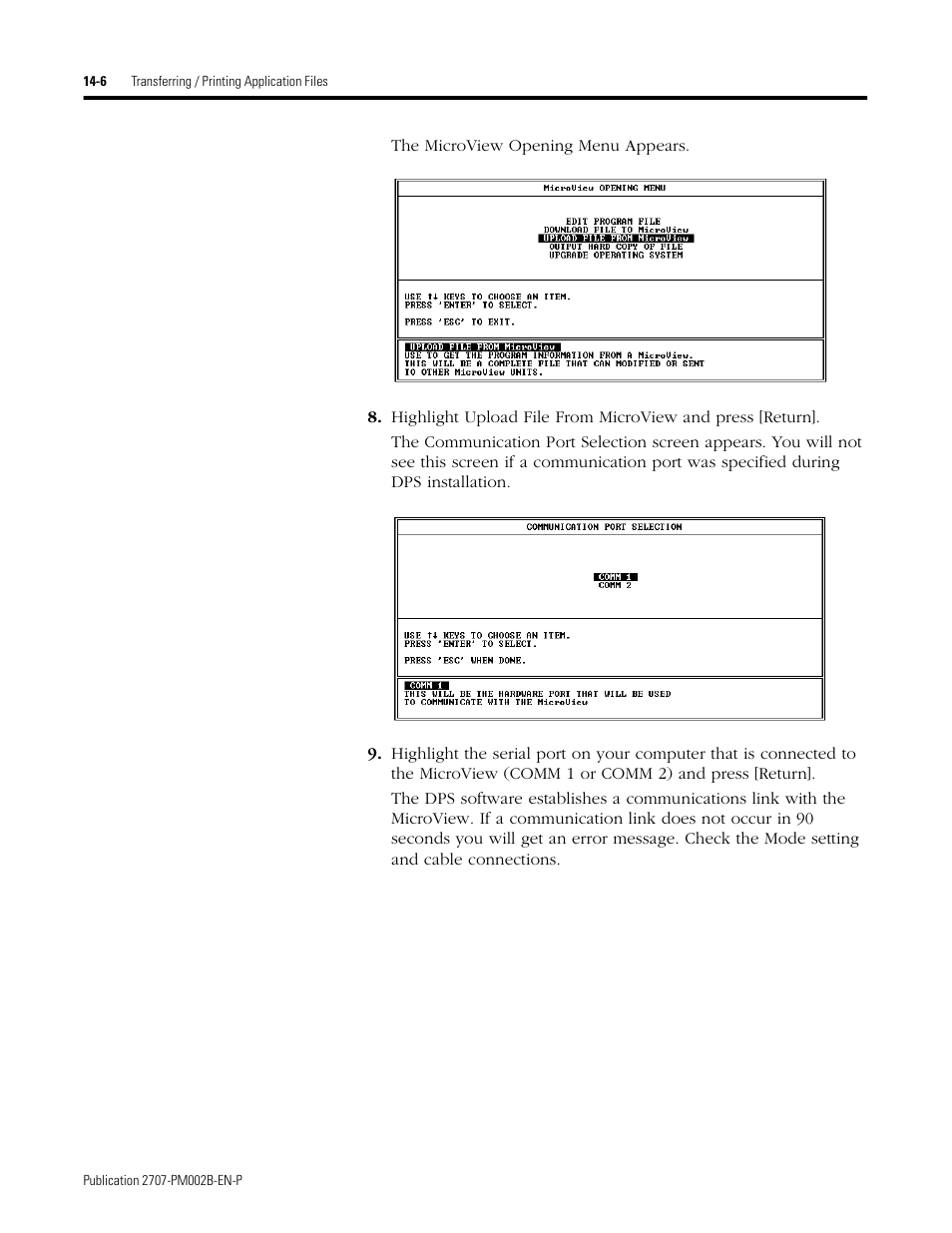Rockwell Automation 2707-NP2 MICROVIEW SOFTWARE PROGRAMMING MANUAL User Manual | Page 104 / 134