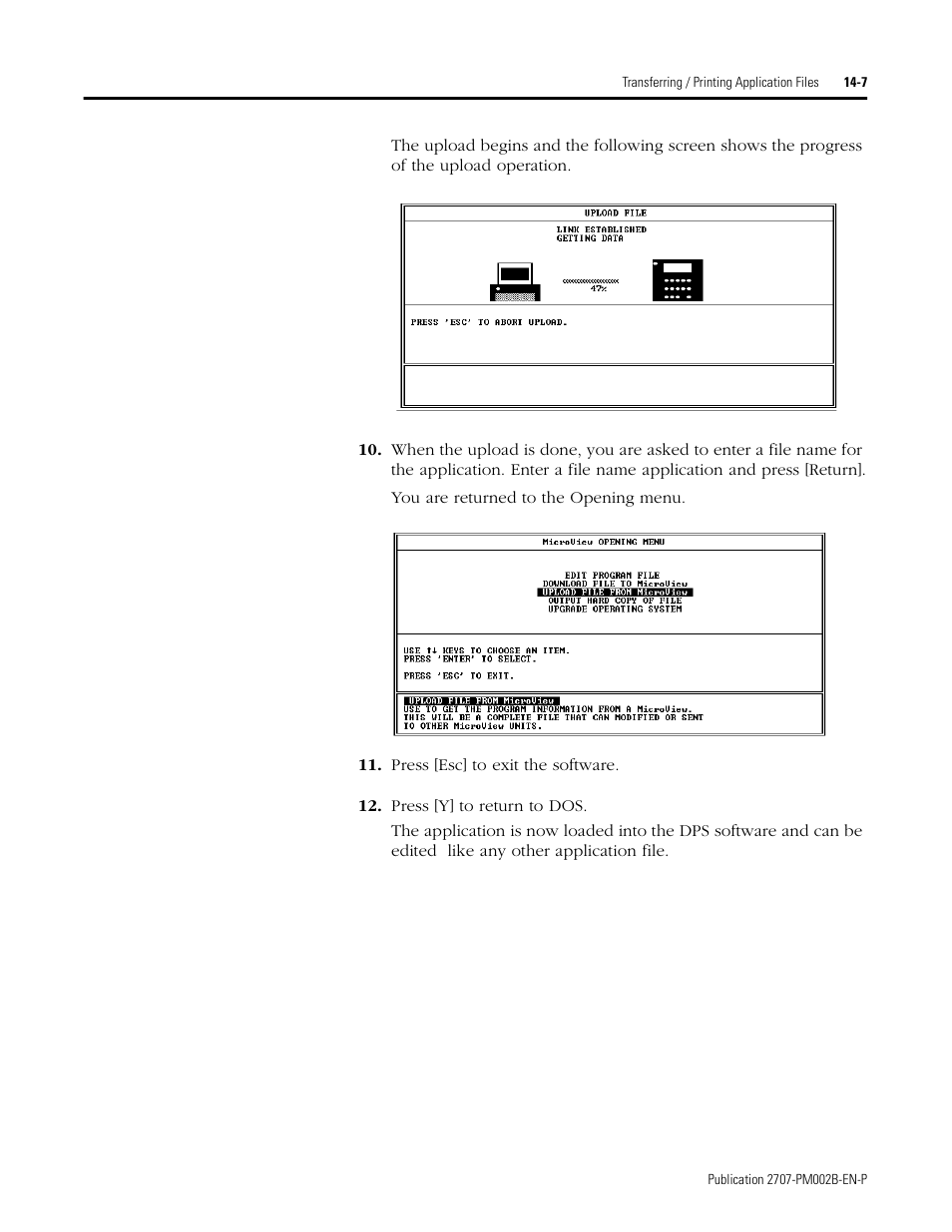 Rockwell Automation 2707-NP2 MICROVIEW SOFTWARE PROGRAMMING MANUAL User Manual | Page 105 / 134