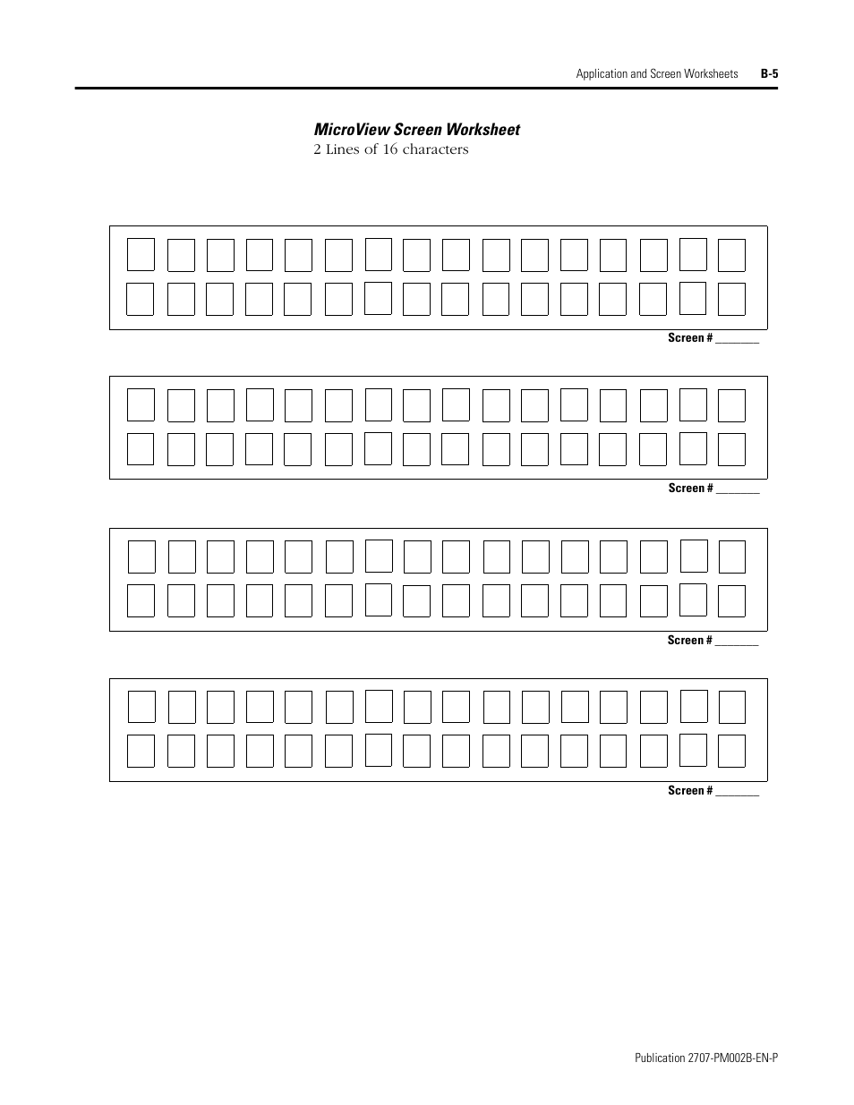 Rockwell Automation 2707-NP2 MICROVIEW SOFTWARE PROGRAMMING MANUAL User Manual | Page 121 / 134