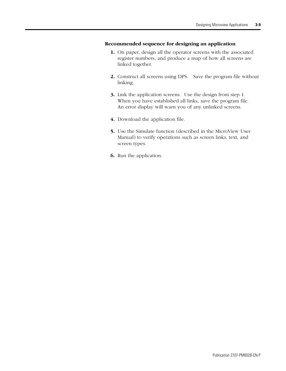 Rockwell Automation 2707-NP2 MICROVIEW SOFTWARE PROGRAMMING MANUAL User Manual | Page 29 / 134