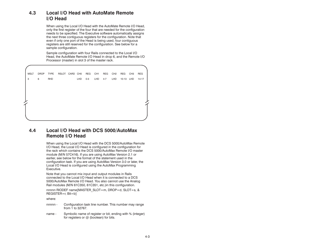 3 local i/o head with automate remote i/o head | Rockwell Automation 61C23 AutoMate Local I/O Head User Manual | Page 15 / 26