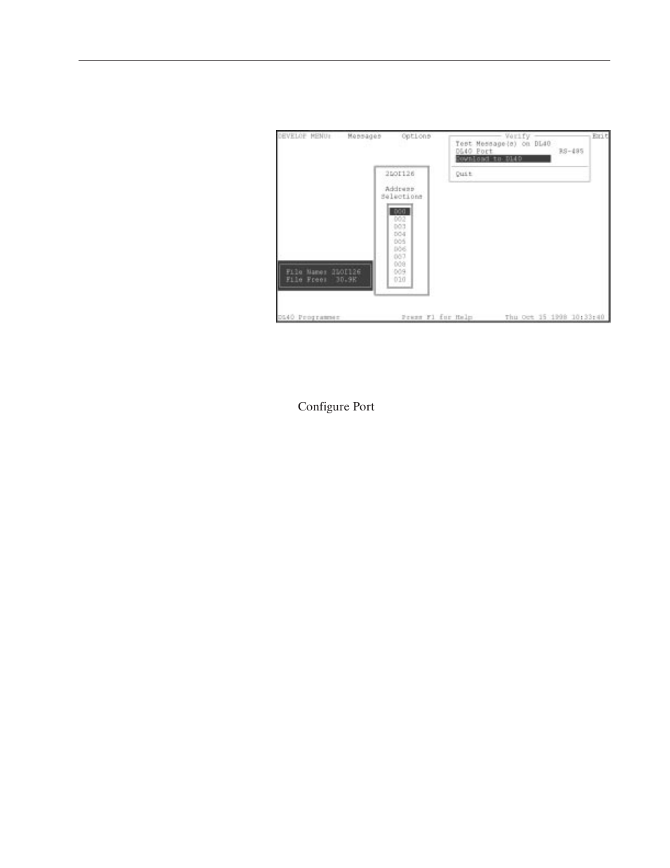 Rockwell Automation 2706-LSW DL40 PLUS OFFLINE PROG.SFTWR.USER MANUAL User Manual | Page 83 / 149