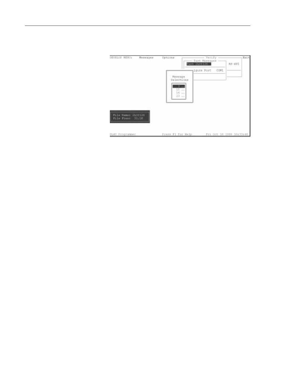 Rockwell Automation 2706-LSW DL40 PLUS OFFLINE PROG.SFTWR.USER MANUAL User Manual | Page 84 / 149