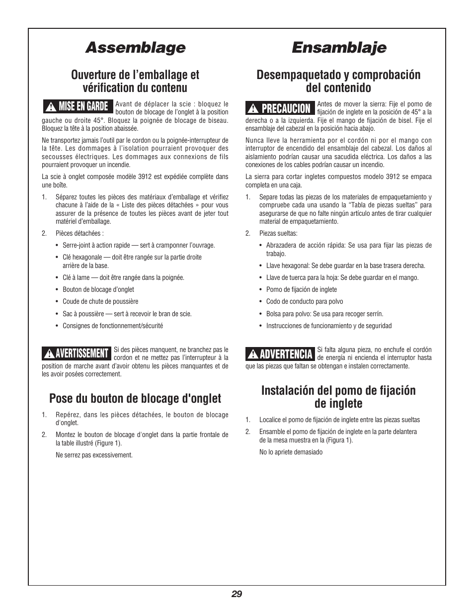 Bosch 3912 User Manual | Page 29 / 84