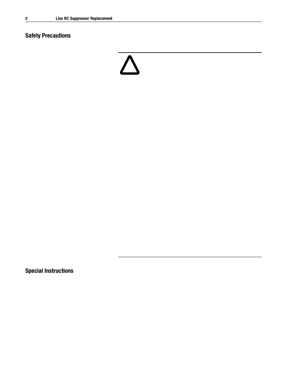 Rockwell Automation 2364,2364E Line RC Suppressor Replacement User Manual | Page 2 / 4
