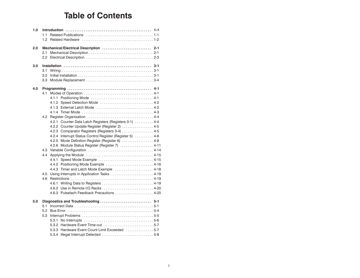 Rockwell Automation 57C421B Pulsetach Input Module/DCS 5000/AutoMax User Manual | Page 3 / 70