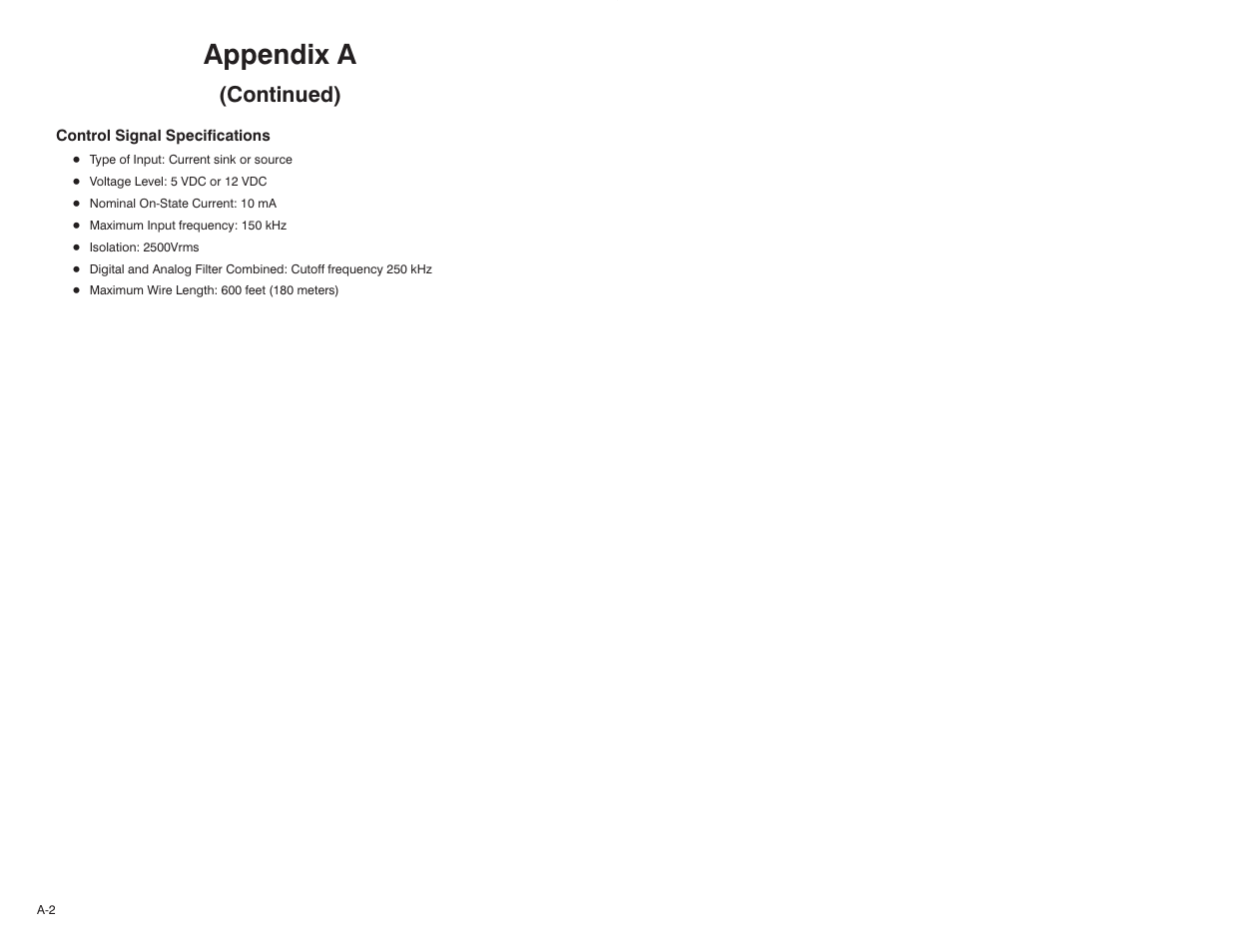 Appendix a | Rockwell Automation 57C421B Pulsetach Input Module/DCS 5000/AutoMax User Manual | Page 52 / 70