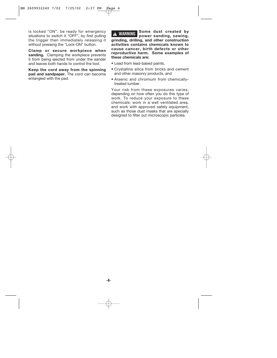 Bosch 3107DVS User Manual | Page 4 / 32