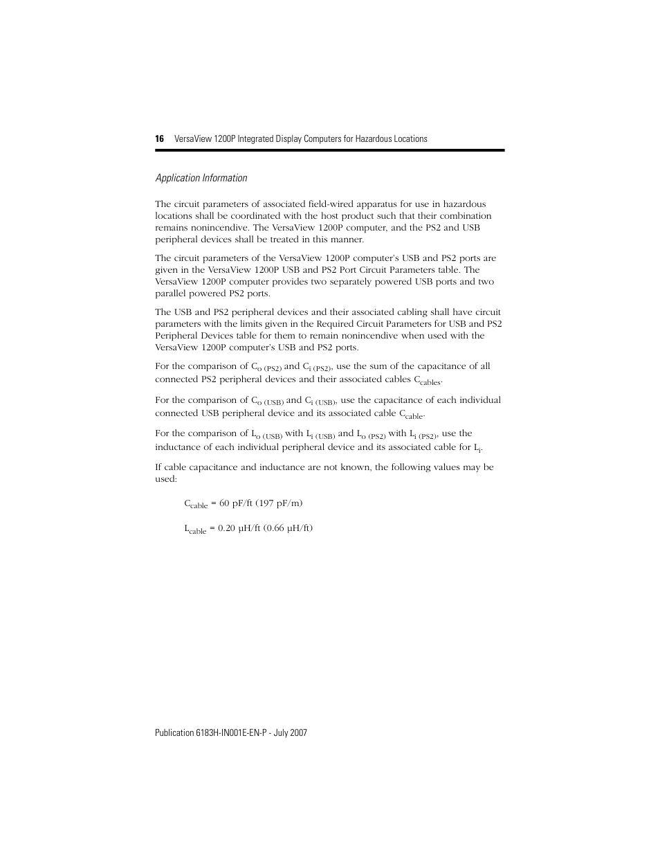 Rockwell Automation VersaView 1200P Integrated Display Computers for Hazardous Locations User Manual | Page 16 / 24